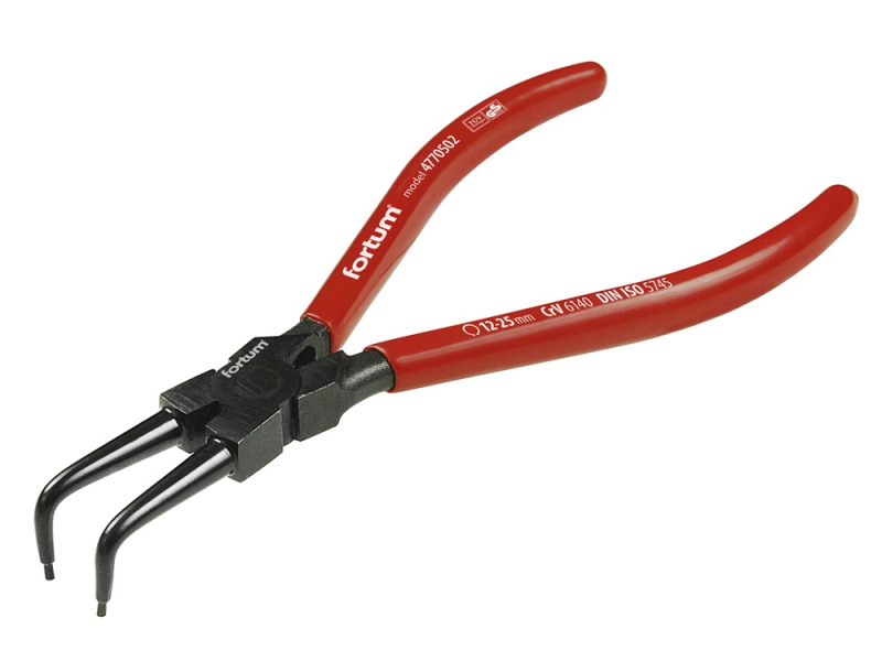 Fortum zégerfogó, hajlított belső; 140 mm, CV (4770502)