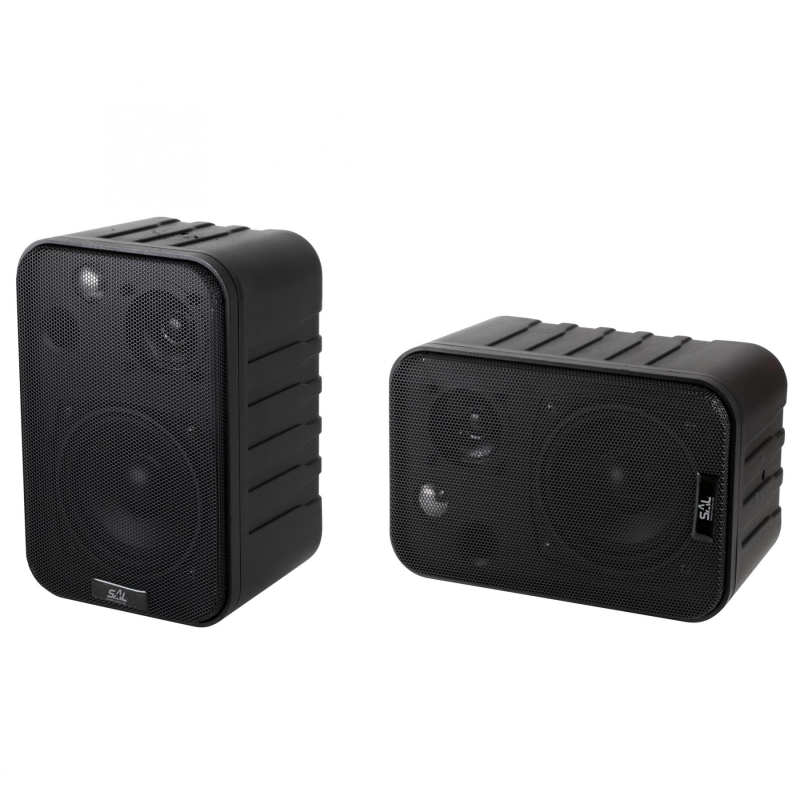 SAL hangdoboz pár, 3 utas, fekete (BXB 10050P)