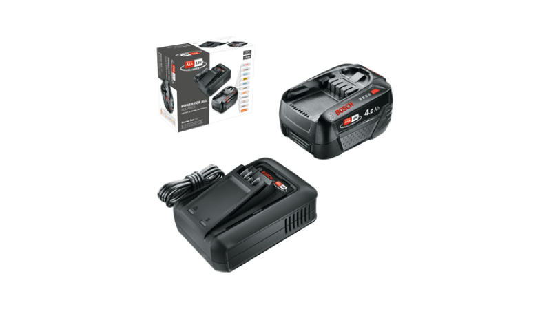 Bosch 18V akkumulátor kezdőkészlet (4 Ah + AL 18V-44 CV) (1600A02625)