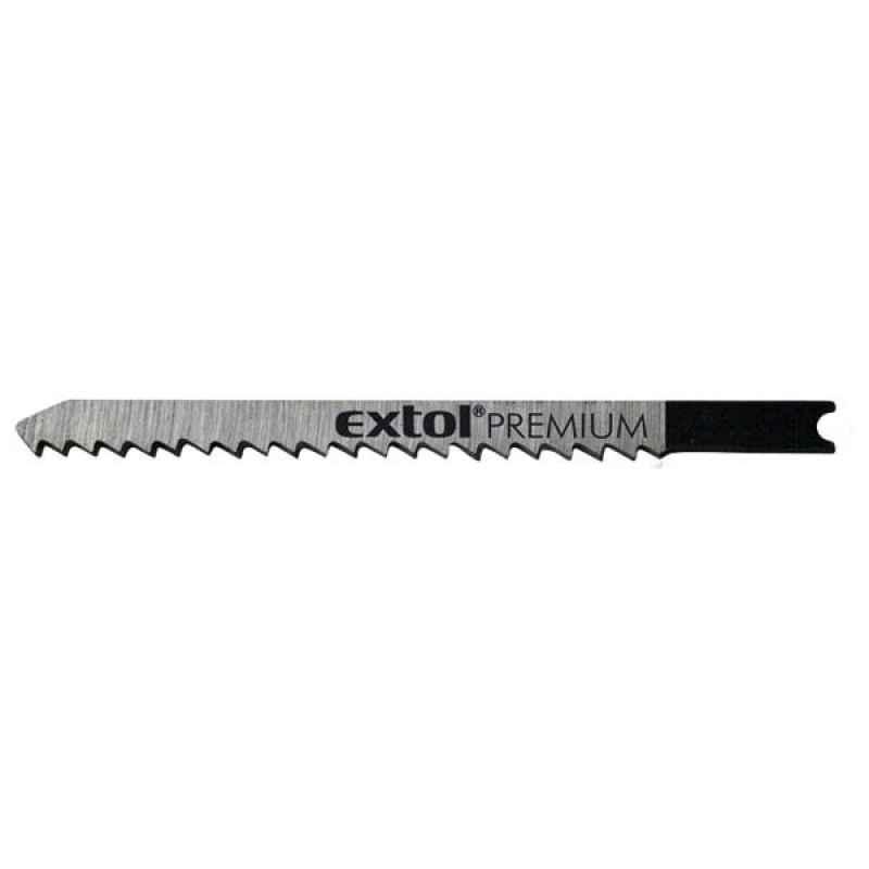 Extol Premium dekopírlap, 5db, univerzális befogás, HCS; 126×9×1,5mm, 4mm fogtáv, kösz. fogak, egyen
