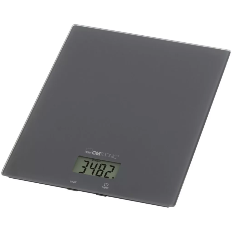Clatronic KW 3820 üveg szürke konyhai mérleg