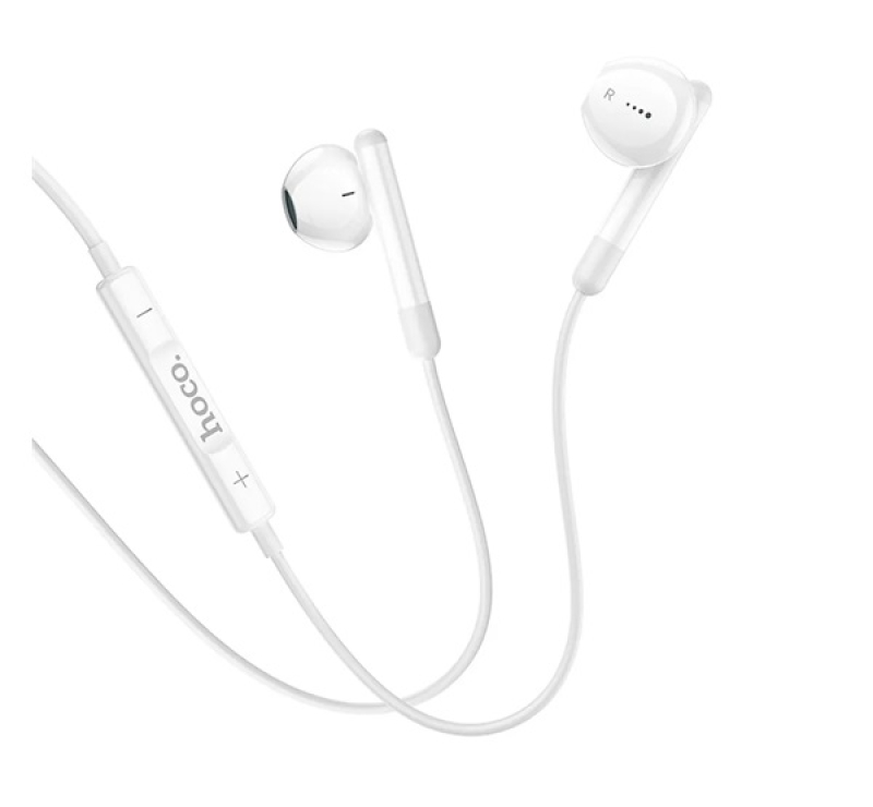 HOCO M93 fülhallgató SZTEREO (Type-C, mikrofon, felvevő gomb) FEHÉRM93_C_WHITE