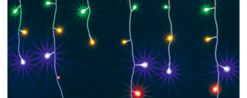 Home LED-es fényfüggöny, színes (KAF 200L 10M/M)