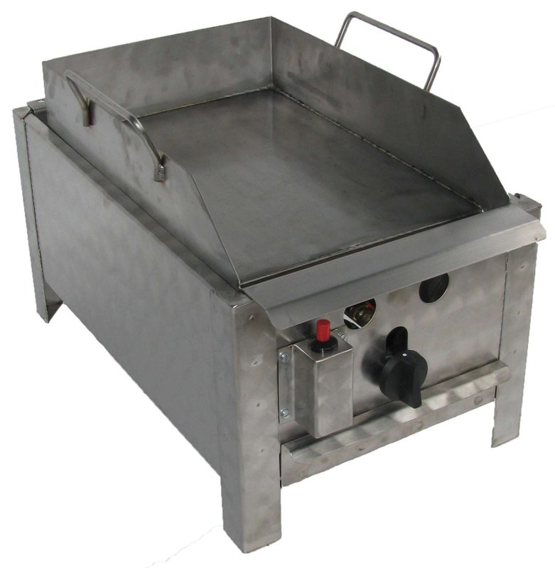 BGT-1LS egyégős asztali sütő egyoldalú rostlappal, PB-gáz üzemű