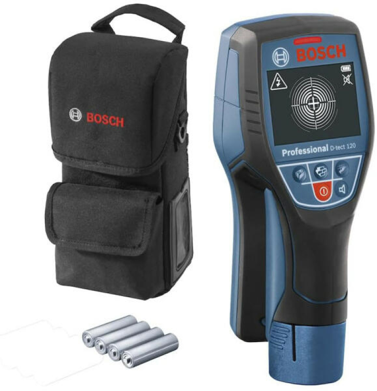 Bosch D-tect 120 falszkenner 4db elemmel és adapterrel (0601081303)