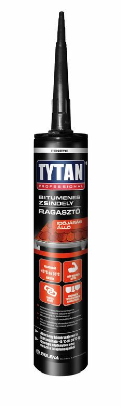 Tytan zsindely ragasztó és tömítő, fekete, 310ml (SEL-10025118)
