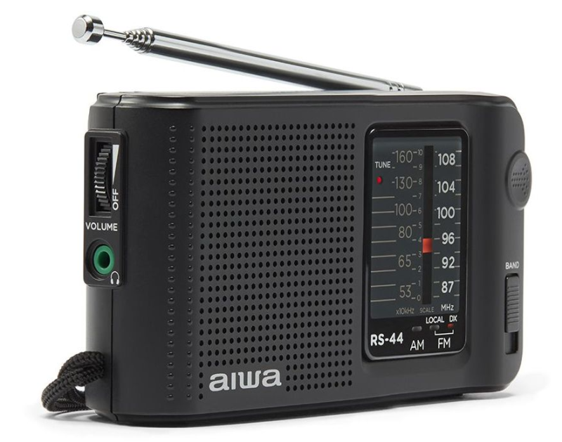 Aiwa RS-44 klasszikus hordozható, modern funkciókkal ellátott rádió  (13188)