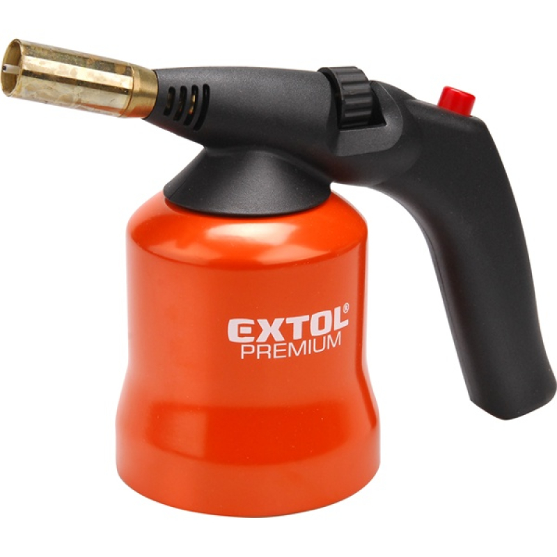 Extol gázlámpa forrasztáshoz fémházas, piezó gyújtással