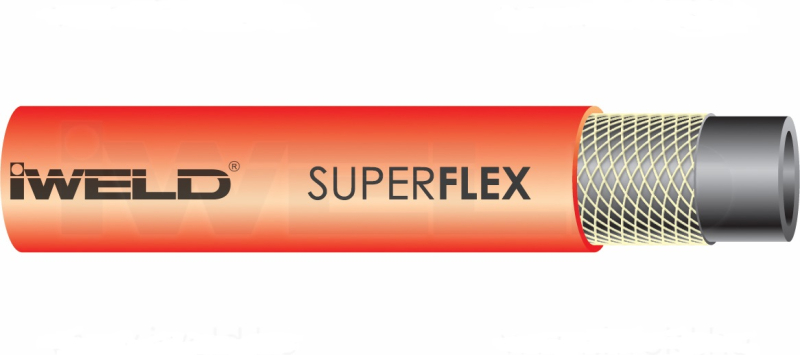 Iweld Superflex acetilén tömlő 6,3 x 3,5 mm, 1 m