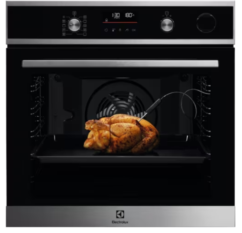 Electrolux EOC6H76X SteamCrisp 700 gőzsütő, aqua clean tisztítással (EOC6H76X)