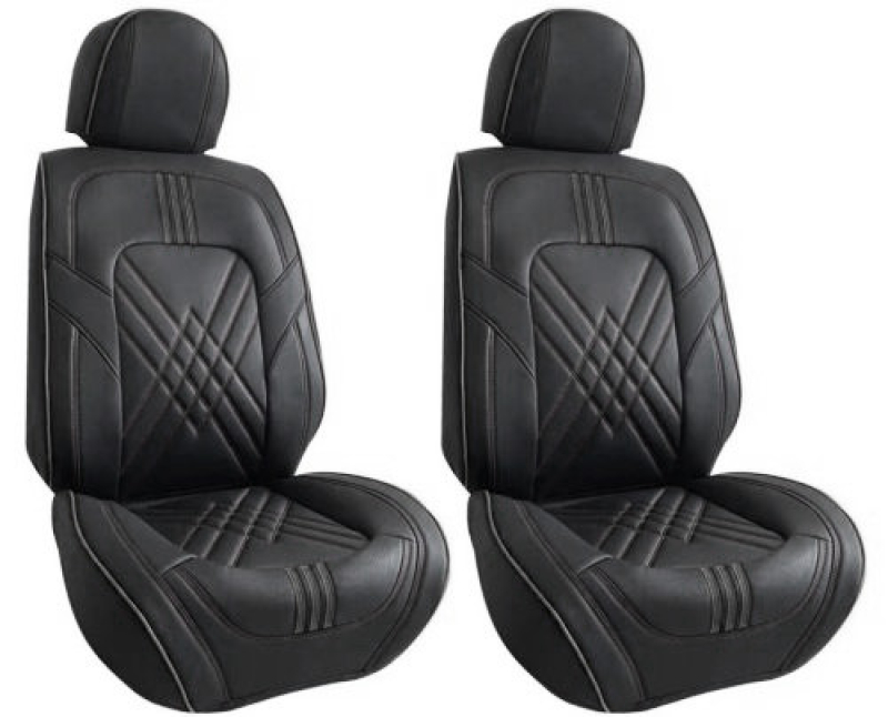 Prémium 3D Műbőr 2db-os üléshuzat - Légzsákos - Légáteresztő