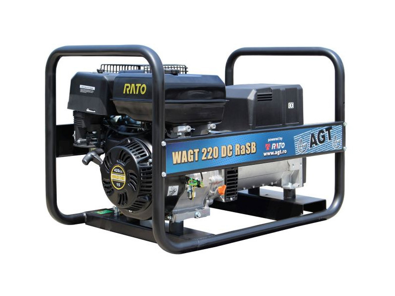 WAGT 220 DC RASB hegesztő áramfejlesztő (RATO R420 motor) (20-WAGT220DCRASB)