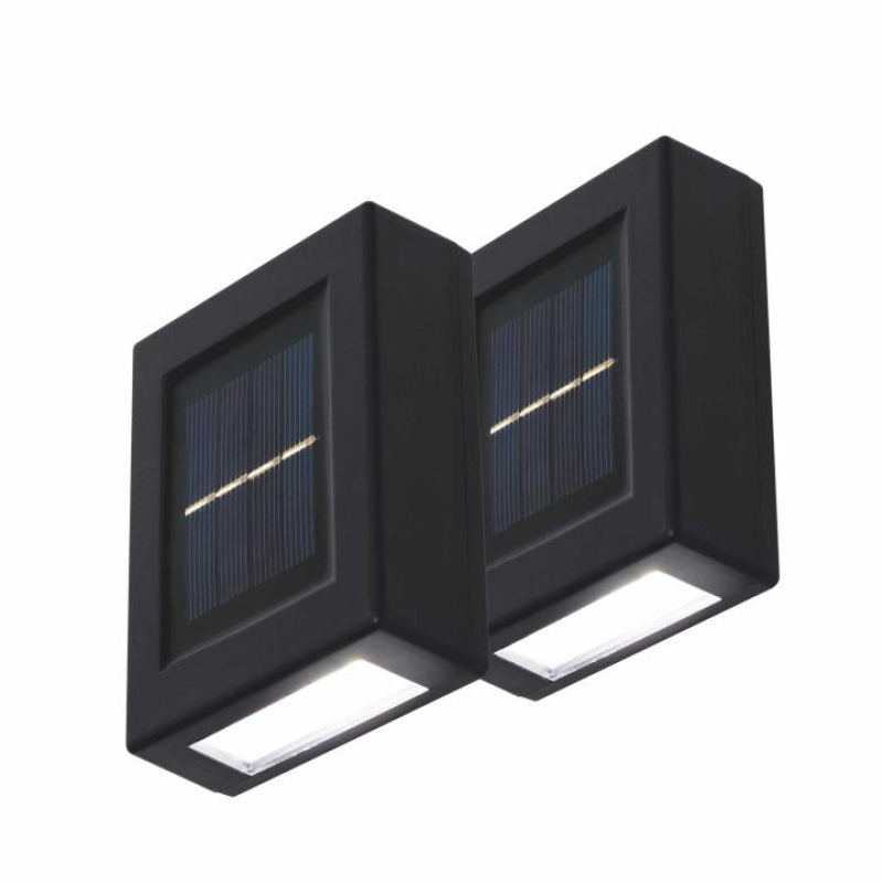 Home MX658 napelemes LED falilámpa, 2db