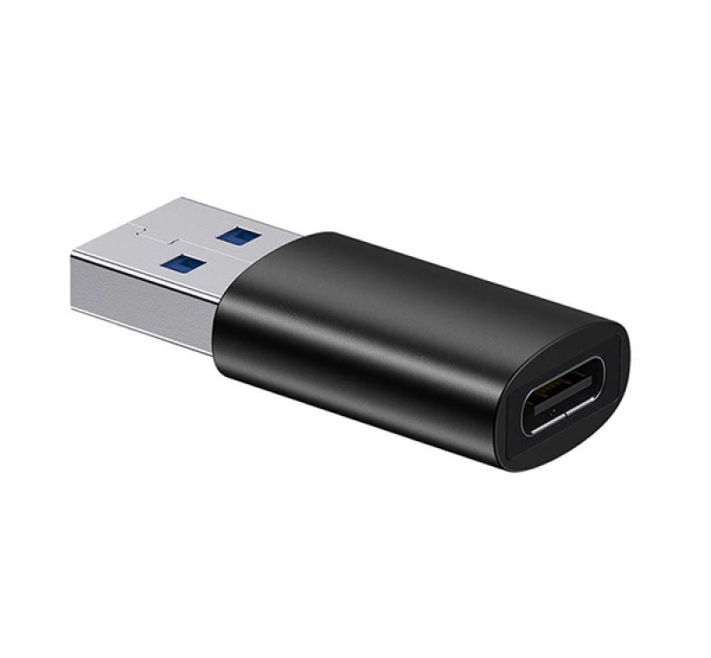 Baseus INGENUITY adapter (USB - Type-C aljzat, OTG, adatátvitel és töltés) FEKETEZJJQ000101