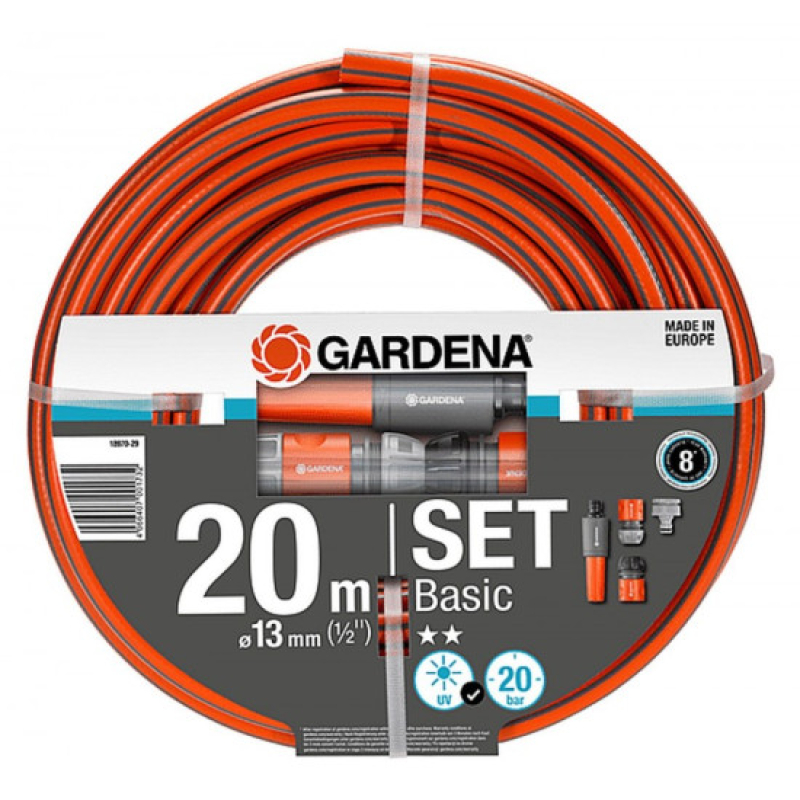 Gardena Basic kerti tömlő készlet 13mm (1/2