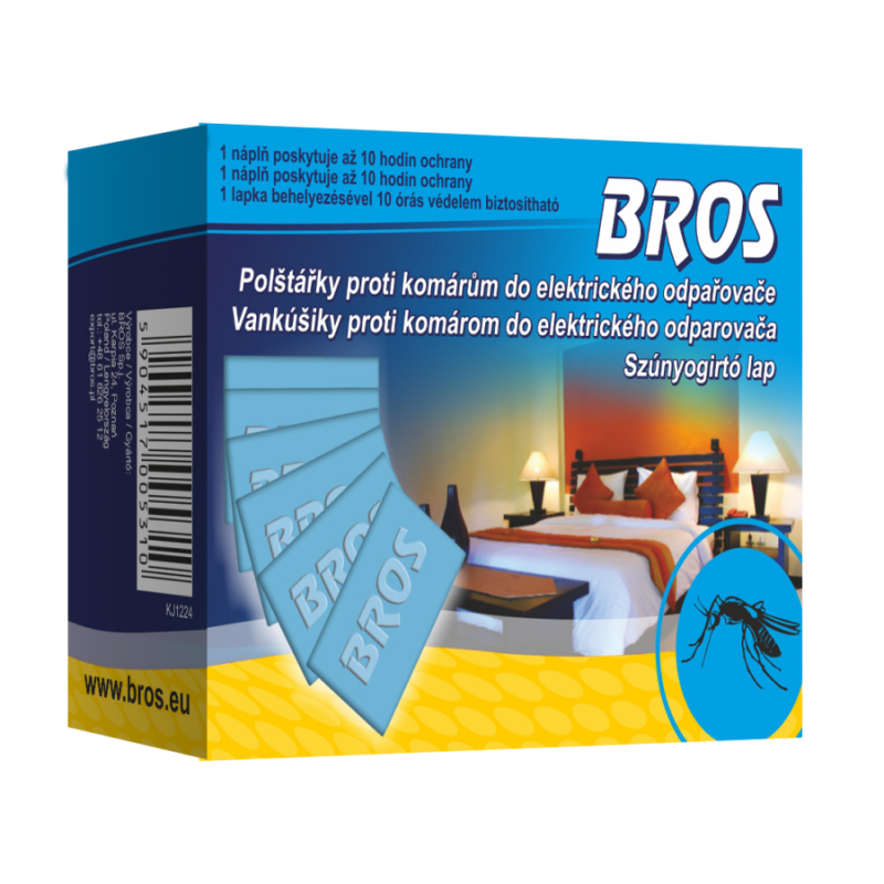 Bros Szúnyogirtó lap elektromos készülékhez 20db/csomag (B011)