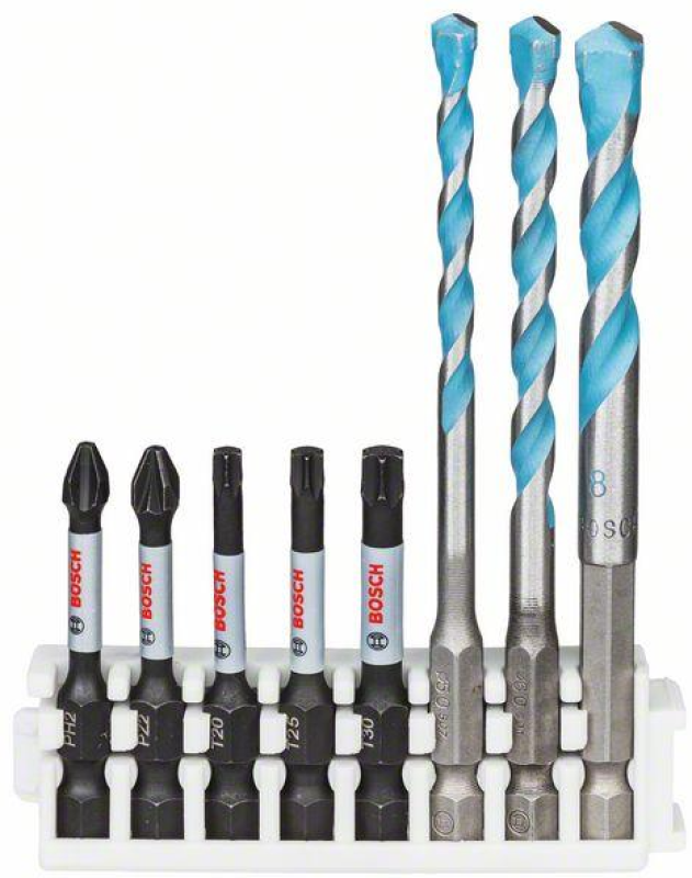 Bosch Impact Control csavarbit és MultiConstruction fúró csomag - 8 db (2608577144)