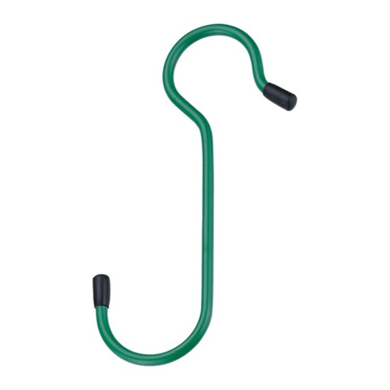 S-Horog d=5 mm zöld PVC bevonattal (ET) (3139611)