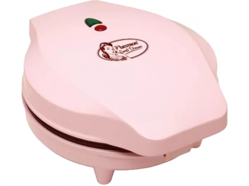 Bestron gofrisütő, rózsaszín (ASW-217)