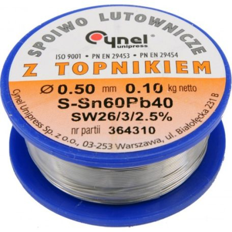 Vorel forrasztó ón 0,5mm/100g (TOY-76800)