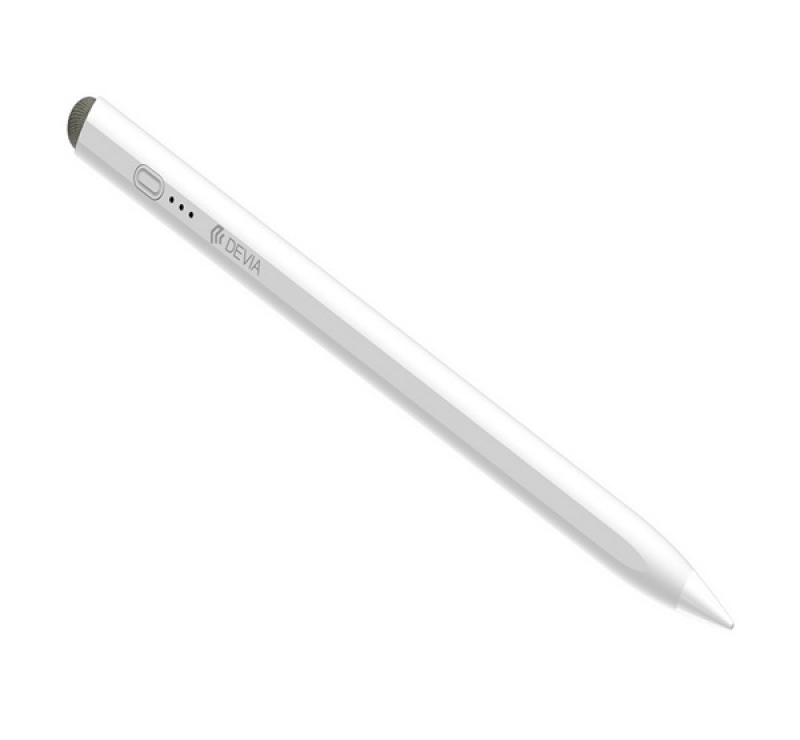 DEVIA érintő ceruza (kapacitív, mágneses + póthegy) FEHÉR Apple Pencil kompatibilisST365164