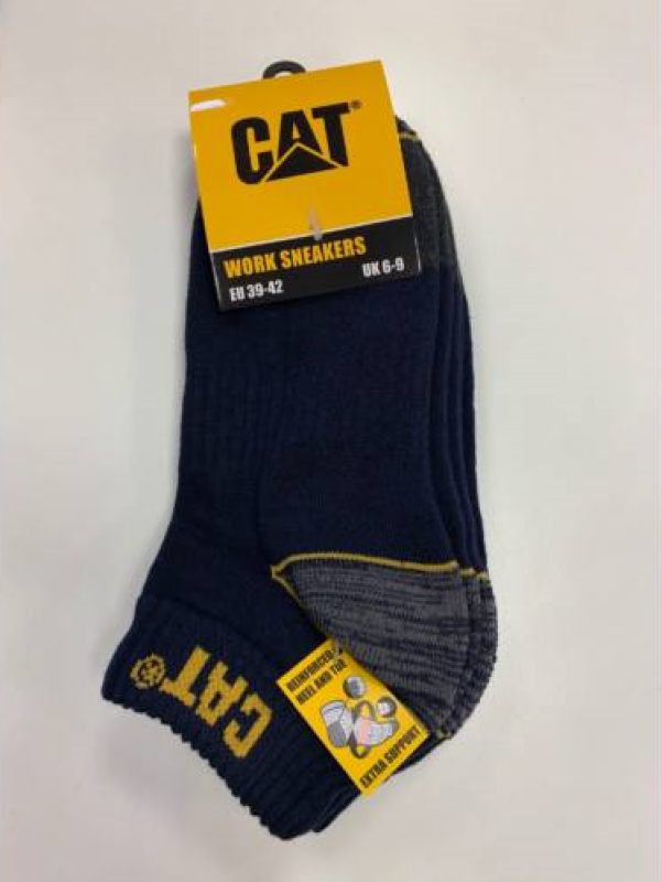 Caterpillar boka munkazokni kék 43-46, 3 db/csomag (ZCM0486 kék 43-46)