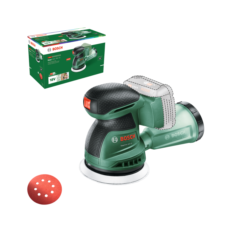 Bosch EasyOrbit 18V-10 akkus excentercsiszoló, akku és töltő nélkül (06033E4000)