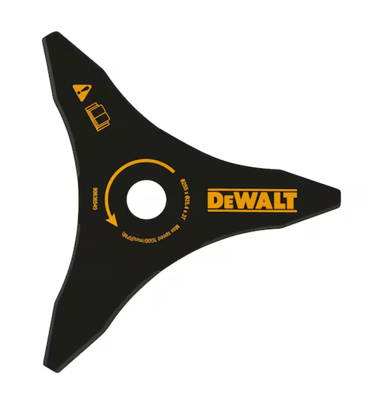 Dewalt bozótvágó kés fűkaszához, 25 cm, 3 él (DT20653-QZ)