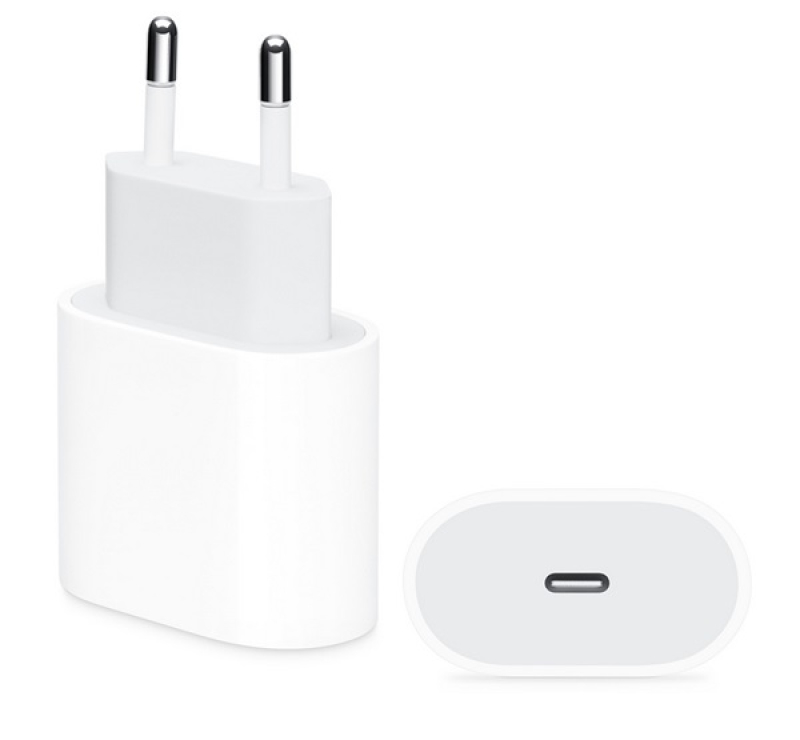 Apple hálózati töltő Type-C aljzat (20W, PD gyorstöltő, MHJE3ZM/A utód) FEHÉR