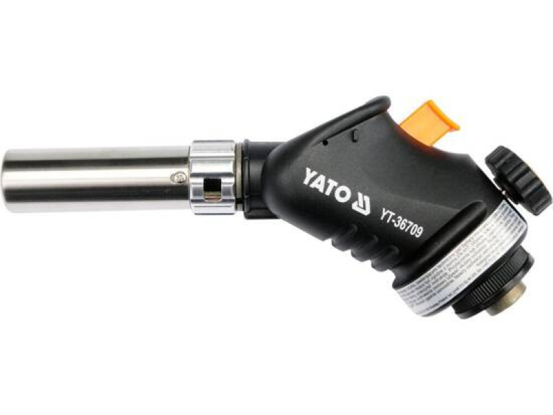 Yato gázégő butan gázpalackra szerelhető piezo gyújtással (YAT-36709)
