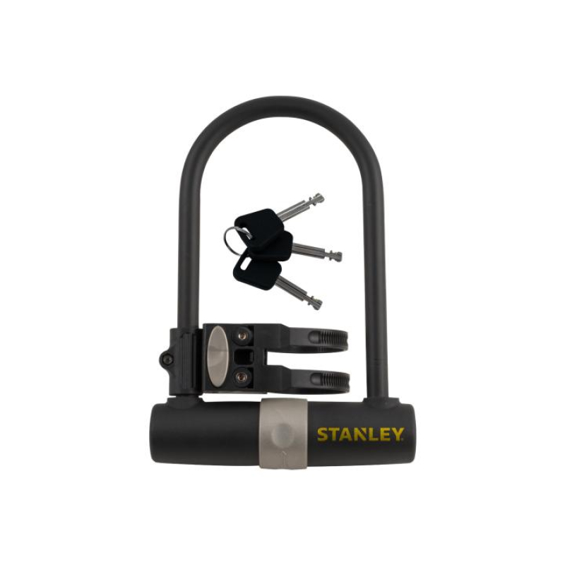 STANLEY U-alakú kerékpár zár, 3 kulcsos, 247cm (S755-201)