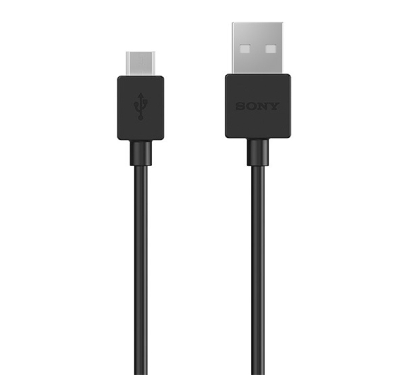 Sony UCB-20 adatkábel (USB - Type-C, gyorstöltő, 100cm) FEKETE