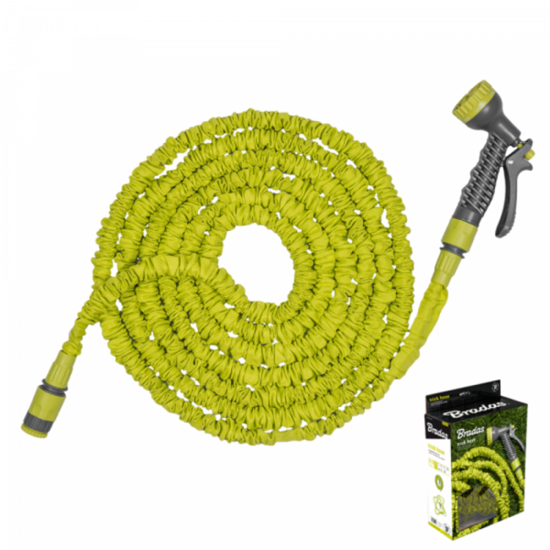Bradas Trick Hose kerti locsolócső hajlékony 5m-15m + locsolópisztoly (1503133 - WTH515GR)