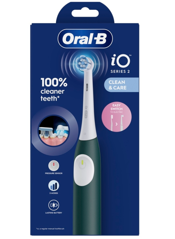 Oral-B iO2 elektromos fogkefe, zöld (10PO010453)