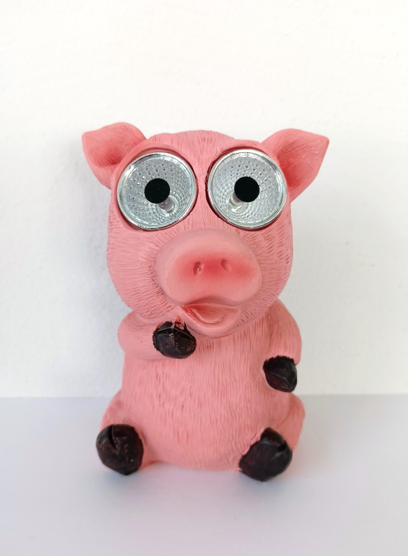 Home napelemes kerti lámpa, malac (MX643malac)