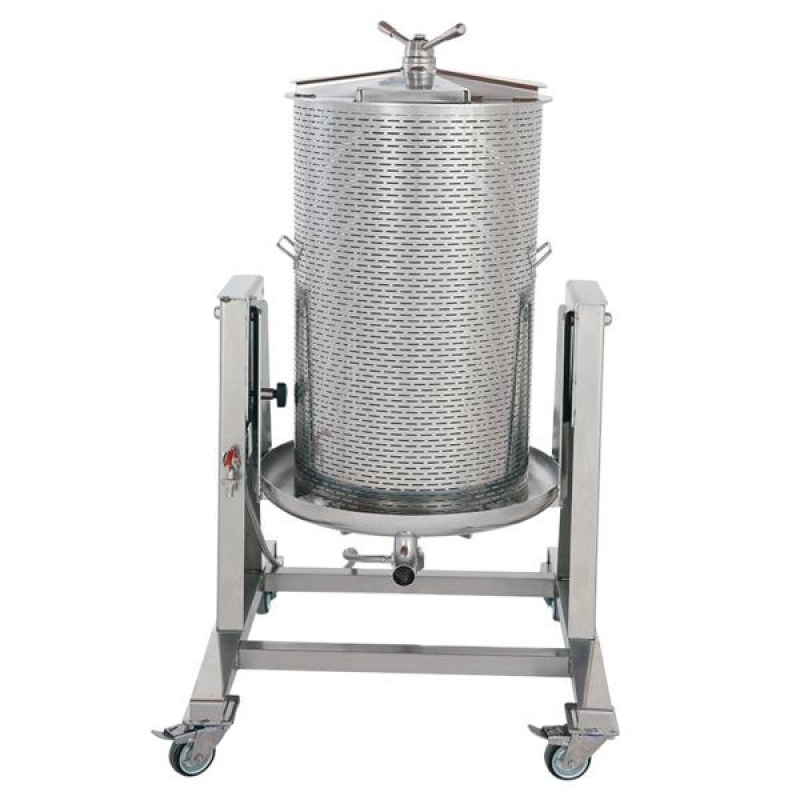 Zottel rozsdamentes víznyomásos hidroprés 100L-es, Inox (10763)