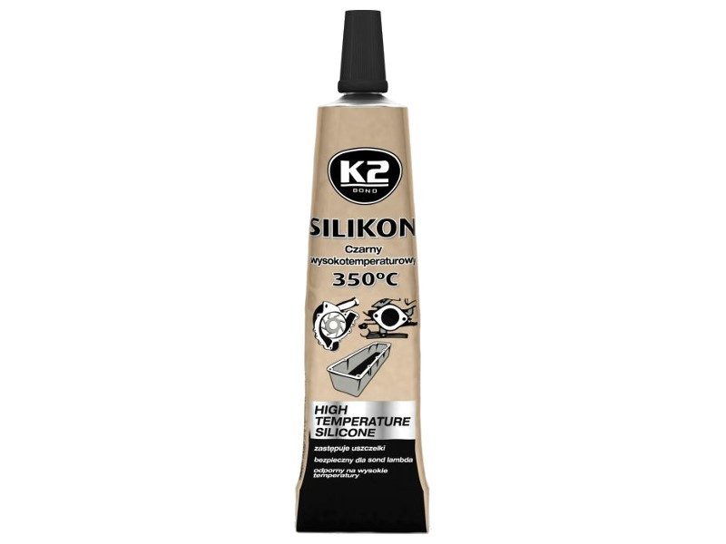 Tömítő paszta fekete szilikon, 21 G (K2-00336)