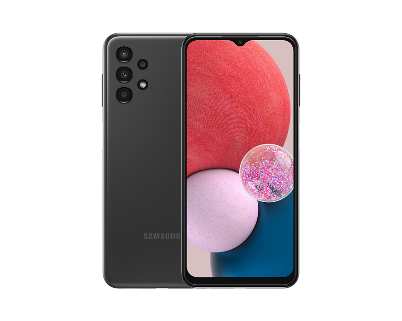 Samsung Galaxy A13 kártyafüggetlen mobiltelefon SM-A135 Dual SIM 128GB 4GB fekete