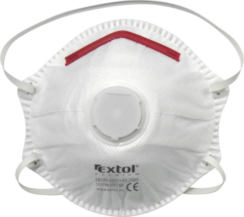 Extol Premium pormaszk légzőszelepes, FFP2 5 db (8856724)