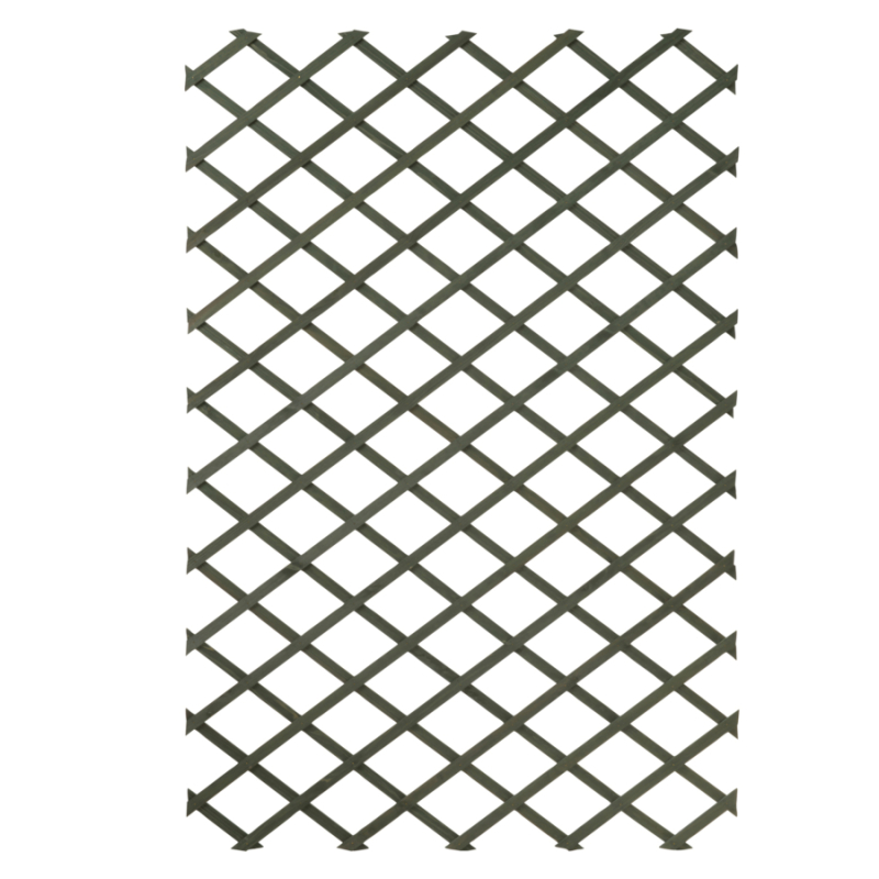 Bradas fa ollósrács 100x200cm, zöld (6041704)