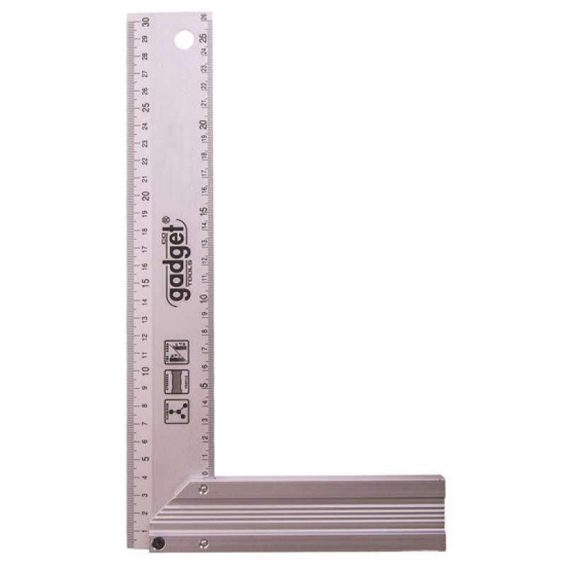 Gadget derékszög 165/400 mm alumínium (6113088)