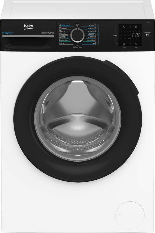 Beko elöltöltős mosógép 9 kg (BM3WFSU39413WPBB1)