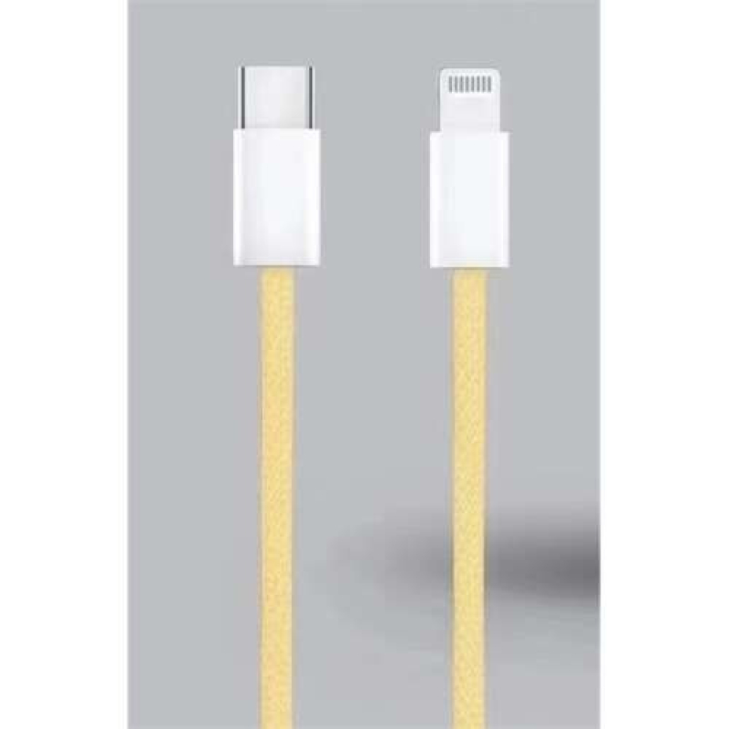 USB-C kábel Iphone csatlakozással, 1m, világító, vegyes színekben (17761)