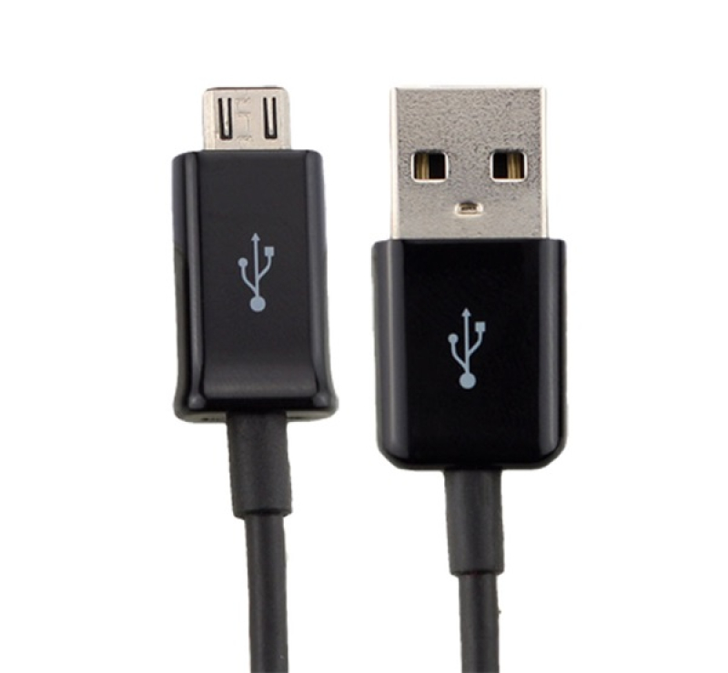 Samsung adatkábel (USB - microUSB, 100cm) FEKETE