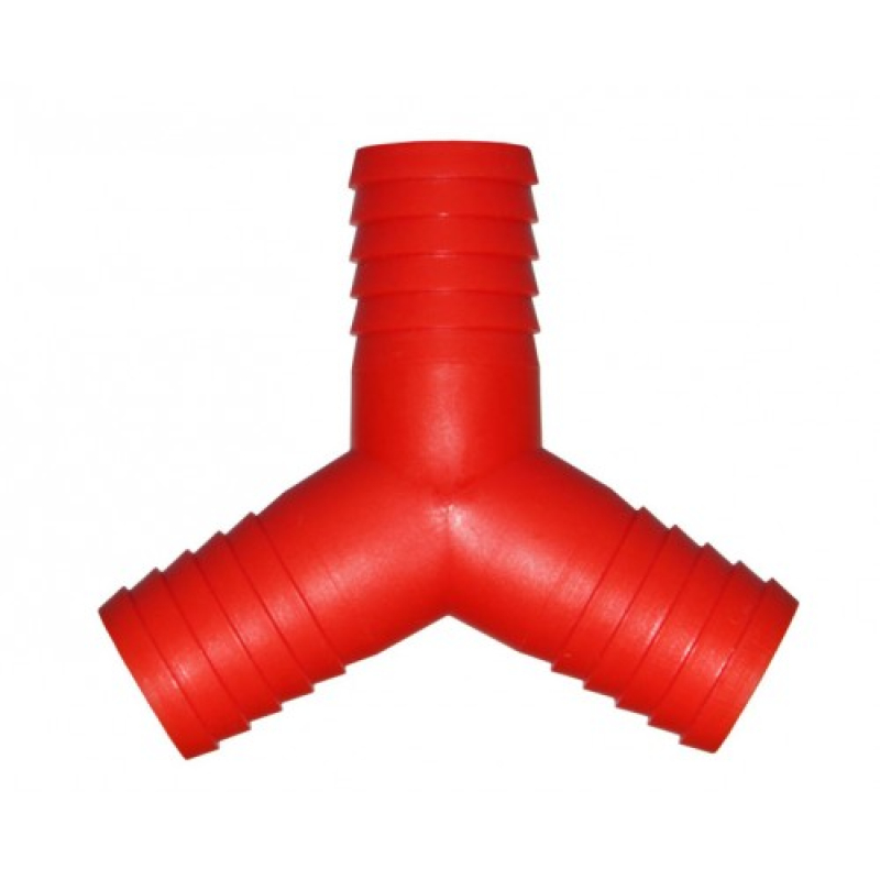 Y-vízelosztó 3 x 1 piros (10602)