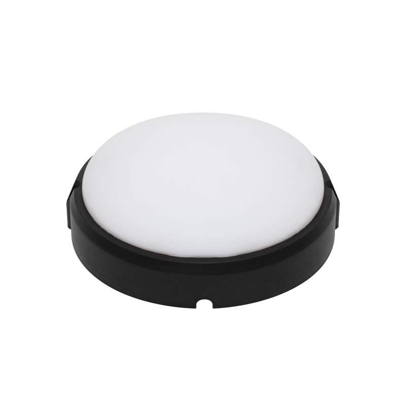 Home LED fali-mennyezeti lámpa, kör alakú, fekete (RCC 18 LED/BK)