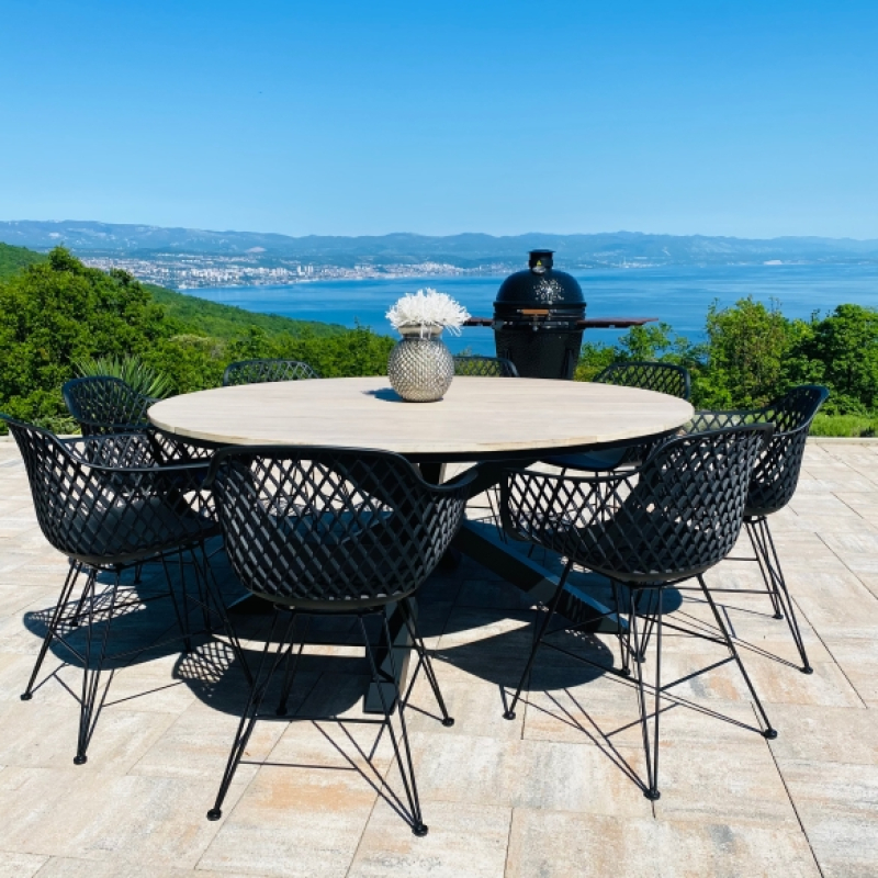 Belize Alu Kerti Étkező Garnitúra 9 részes (74546,74547)