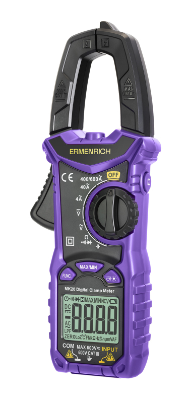 Ermenrich Ping MK20 digitális lakatfogó, lila (86323)
