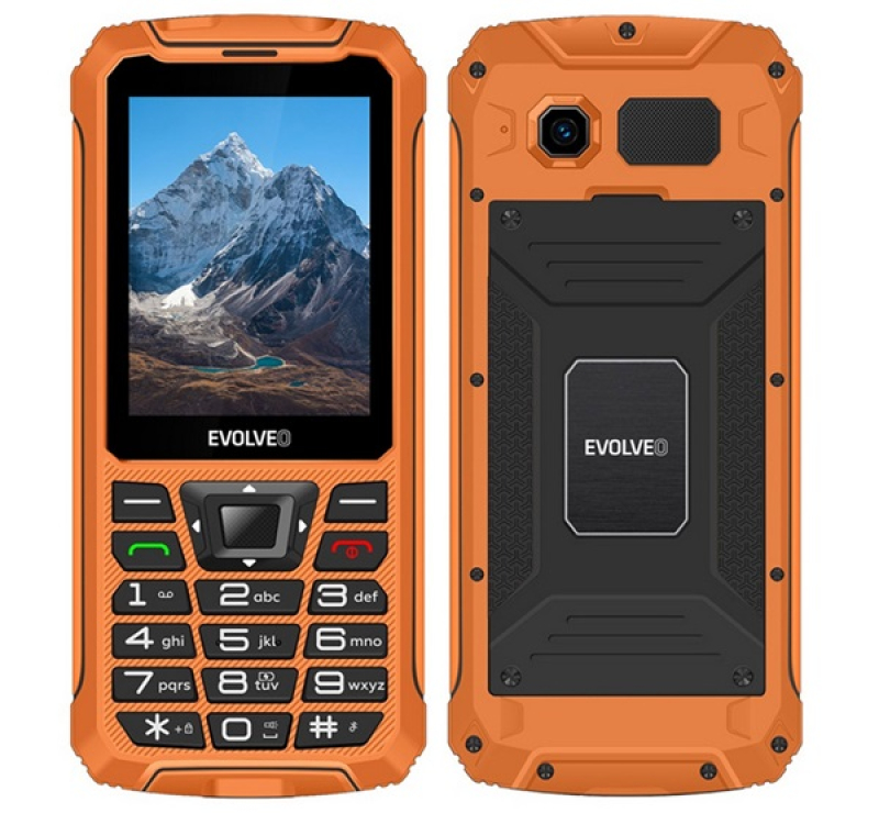 Evolveo Strongphone Z6 mobiltelefon (Dualsim) NARANCSSÁRGA/FEKETE