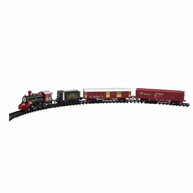 Home elemes kisvasút beltéri dekoráció, 98cm-es pálya (TRN05)